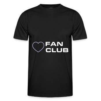 Fan Club - Men's Functional T-Shirt - black - Front - AI Model Male 178 dark (178cm)
