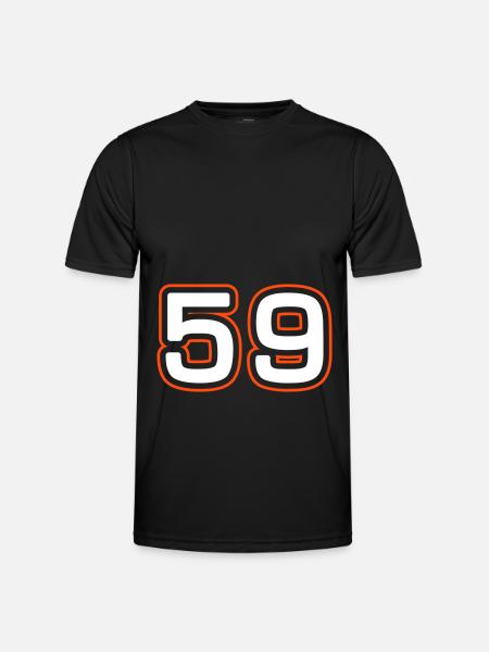 59 Number Symbol - Men's Functional T-Shirt - black