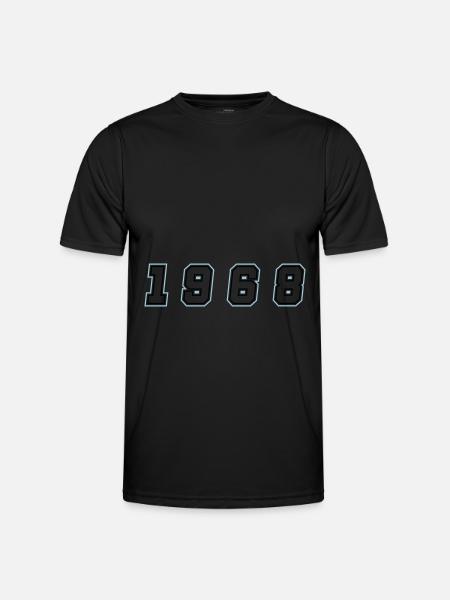 1968 Year Number - Men's Functional T-Shirt - black