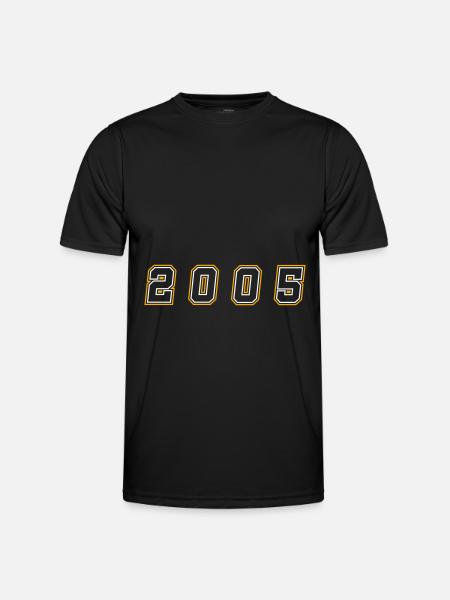 2005 Year Number - Men's Functional T-Shirt - black