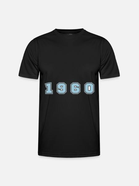 1960 Year Number - Men's Functional T-Shirt - black