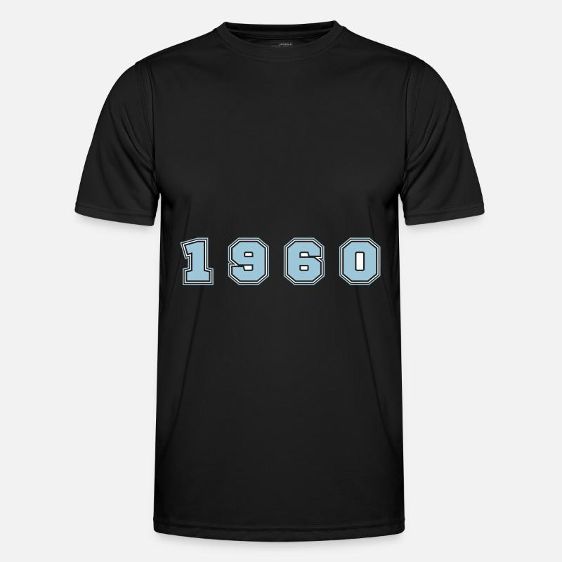 1960 Year Number - Men's Functional T-Shirt - black