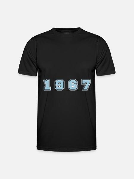 1967 Year Number - Men's Functional T-Shirt - black