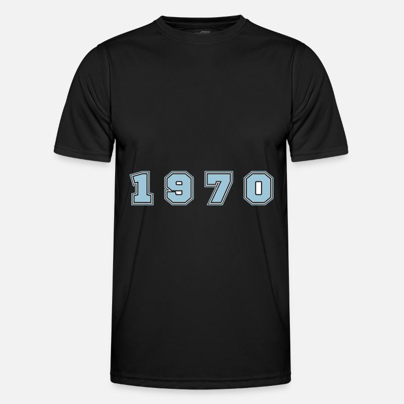 1970 Year Number - Men's Functional T-Shirt - black