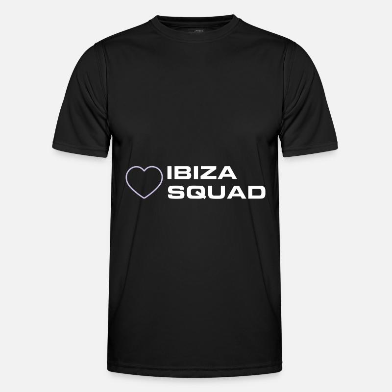 Ibiza Squad - Männer Funktions-T-Shirt - Schwarz