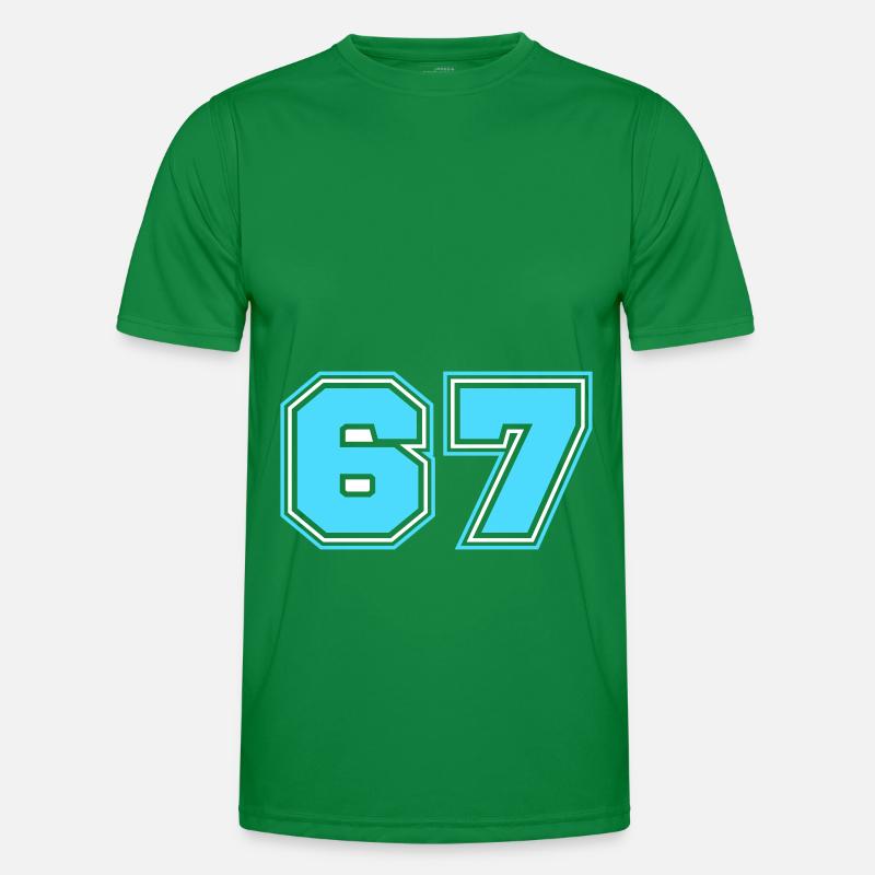 67 Numéro de numéro T-shirt sport Homme
