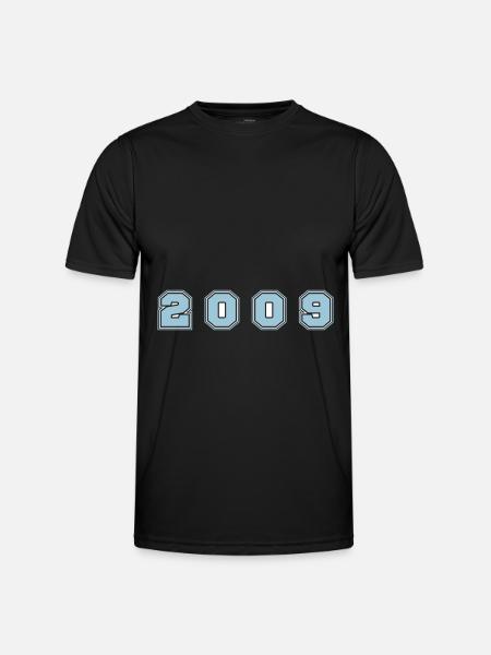 2009 Year Number - Men's Functional T-Shirt - black