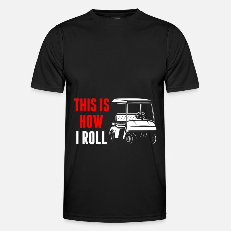 golf golf course - Men's Functional T-Shirt - black