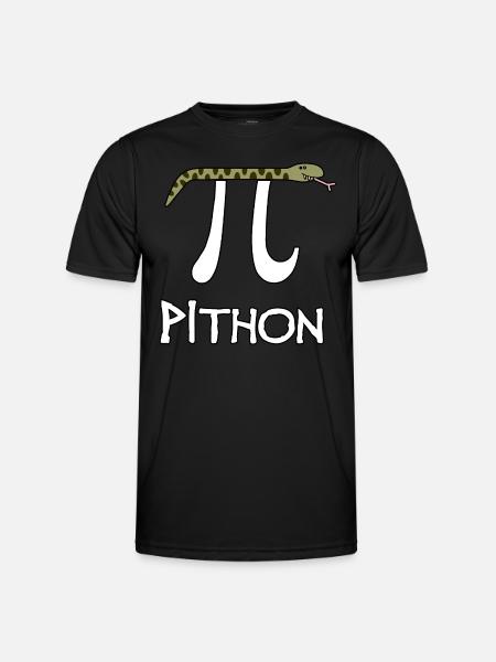 Pithon - Männer Funktions-T-Shirt - Schwarz