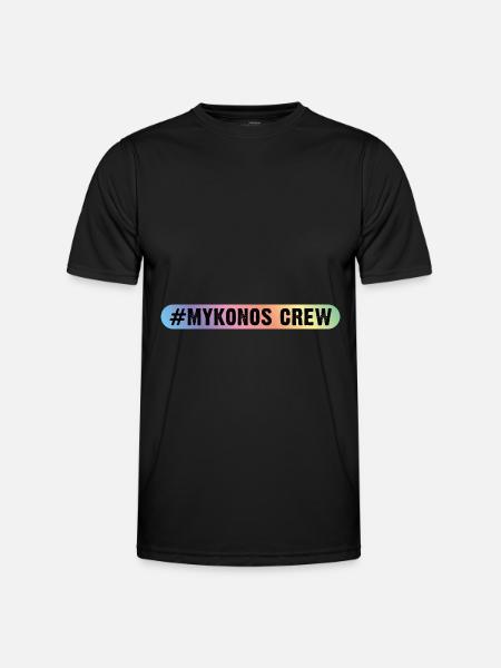 Mykonos Crew - Men's Functional T-Shirt - black