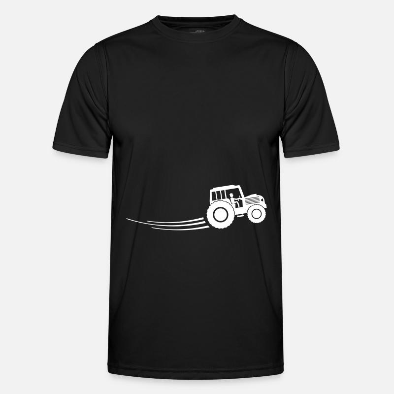 tractor farmer - Men's Functional T-Shirt - black