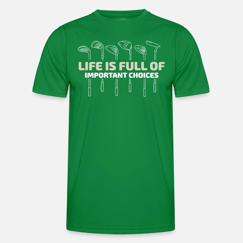 Golf Golfschläger Männer Funktions-T-Shirt