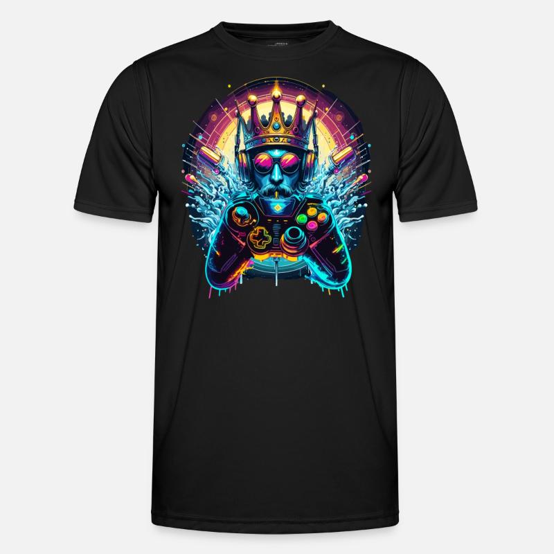 Trône du jeu – Roi du jeu T-shirt sport Homme