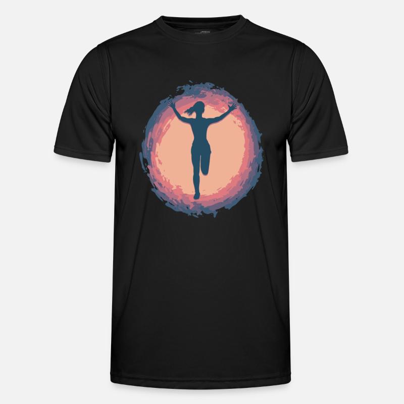 Splash Marathon, Trail Running - Men's Functional T-Shirt - black