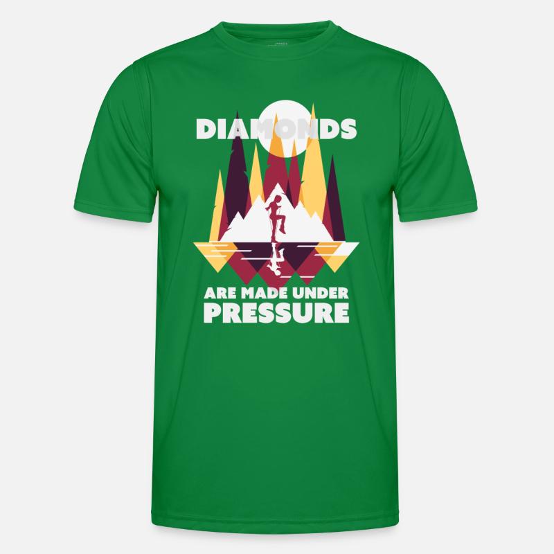 Rope Jumping Diamonds Men's Functional T-Shirt