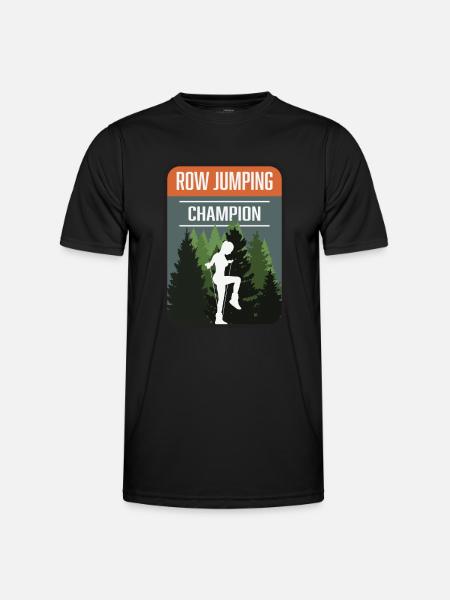 Rope Jumping Champion - Men's Functional T-Shirt - black
