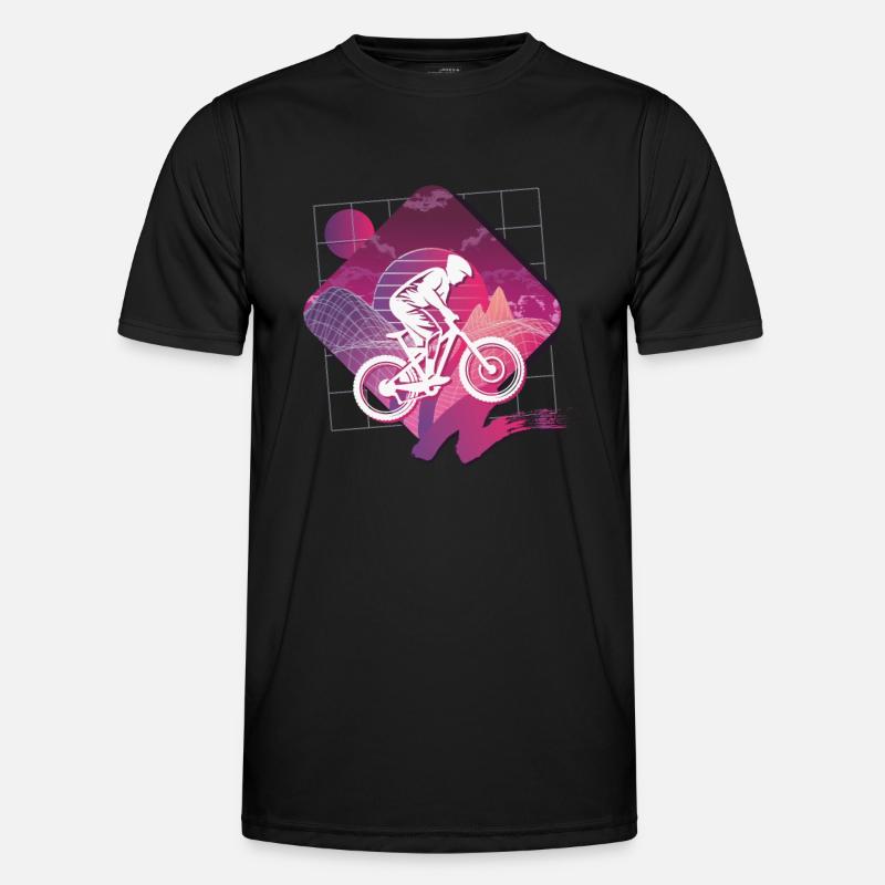 Vaporwave Downhill Men's Functional T-Shirt