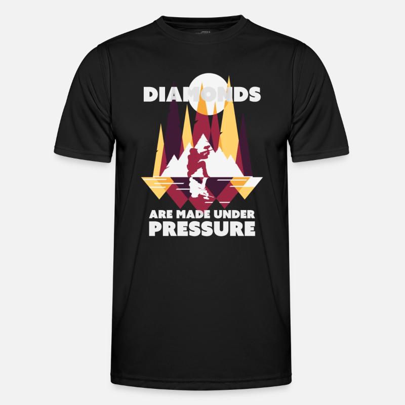 Paintball Diamonds - Men's Functional T-Shirt - black