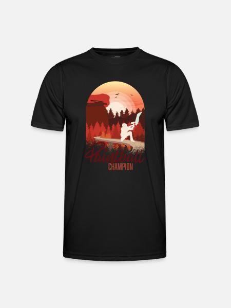 Paintball Champion - Männer Funktions-T-Shirt - Schwarz