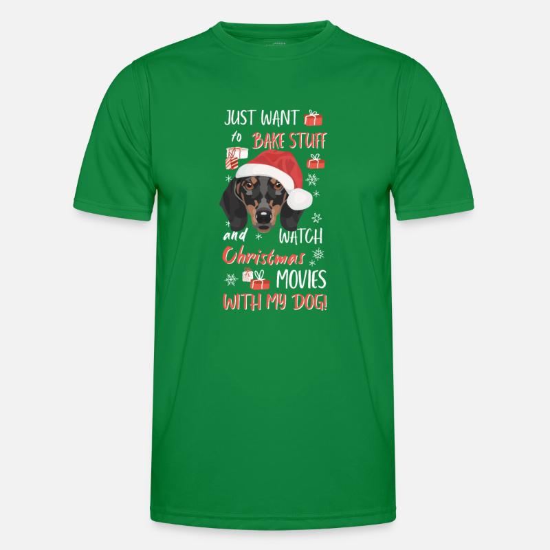 Teckel Joyeux Noël T-shirt sport Homme