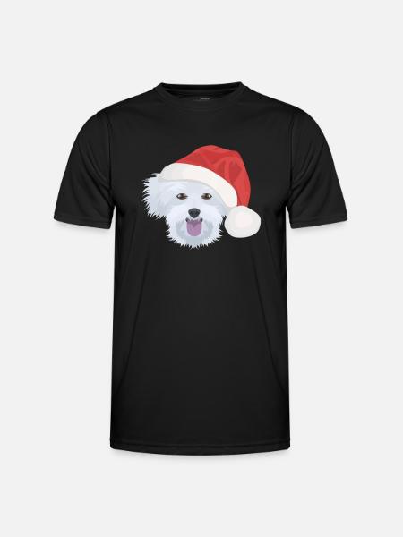 Malteser Merry Christmas - Men's Functional T-Shirt - black