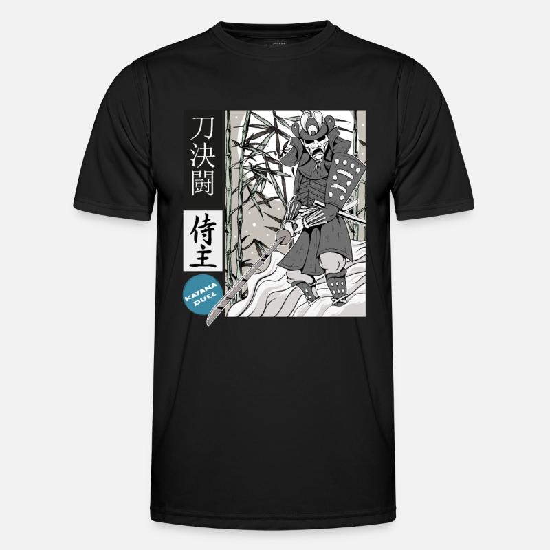 Samurai katana masterful swordsman Men's Functional T-Shirt