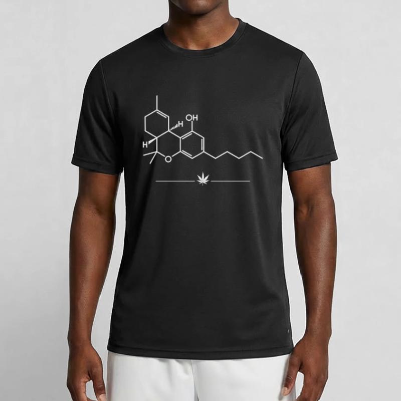 THC - Molecular Structure Men's Functional T-Shirt
