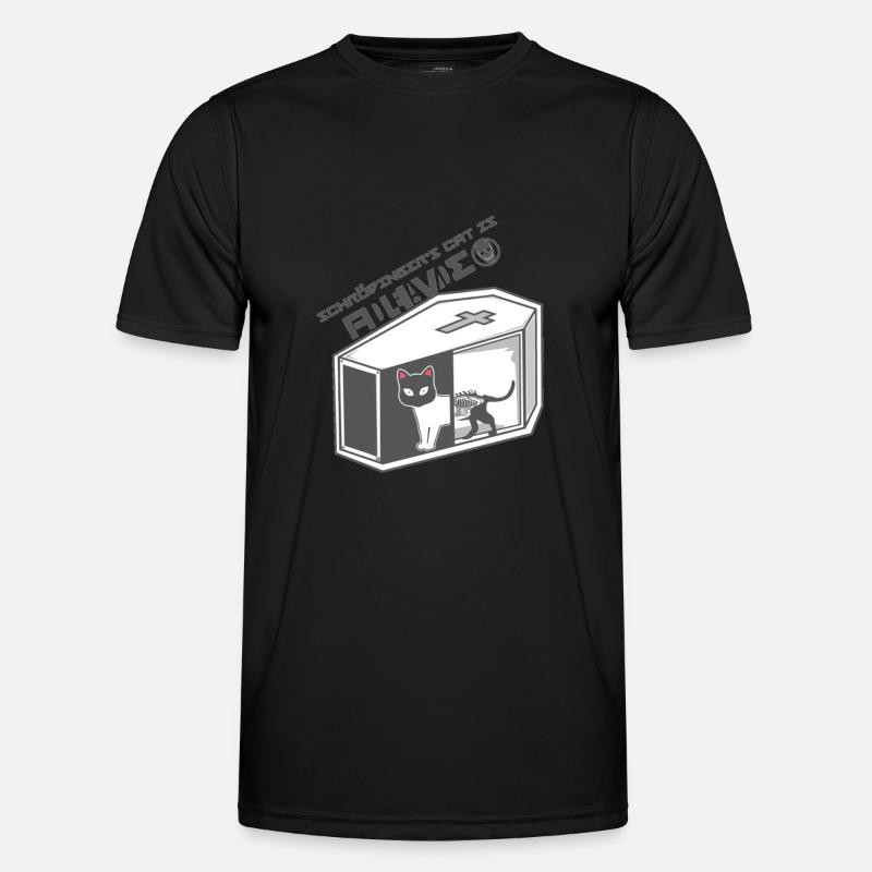 Le chat de Schroedinger T-shirt sport Homme
