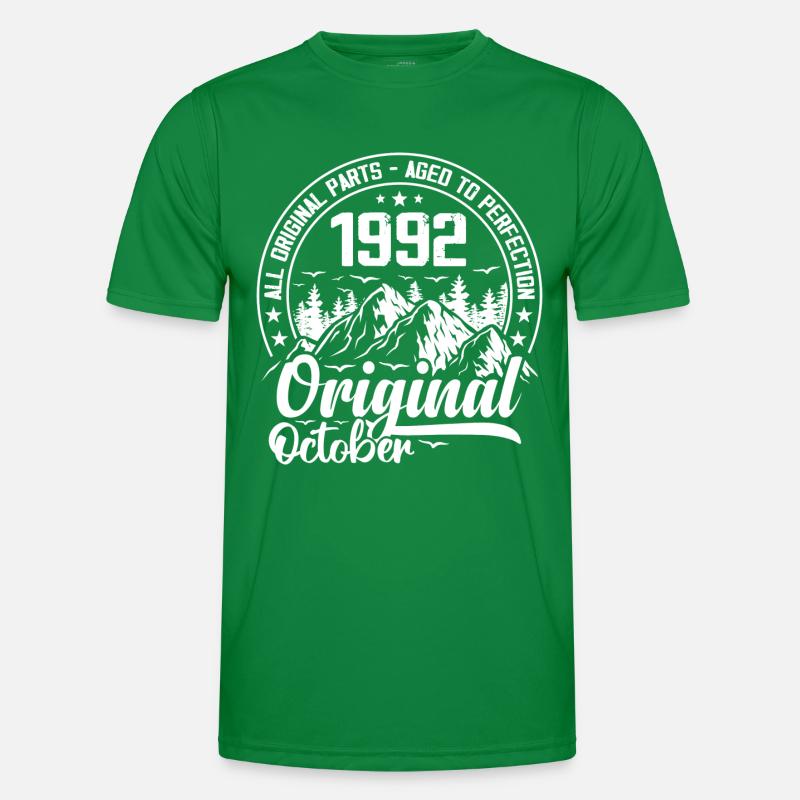 October 1992 Original:32 Years Anniversary Gift Men's Functional T-Shirt