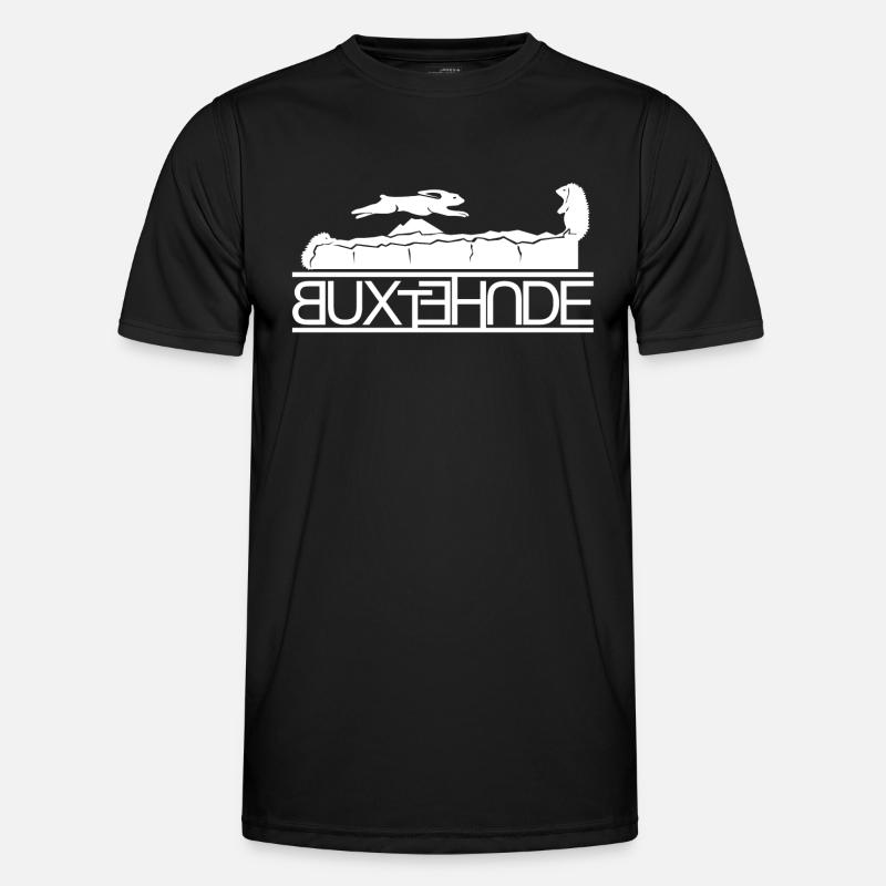 Buxtehude - Männer Funktions-T-Shirt - Schwarz