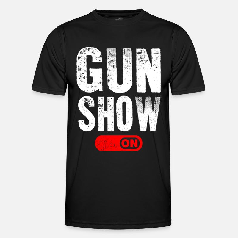 Gun Show Mode ON - Men's Functional T-Shirt - black