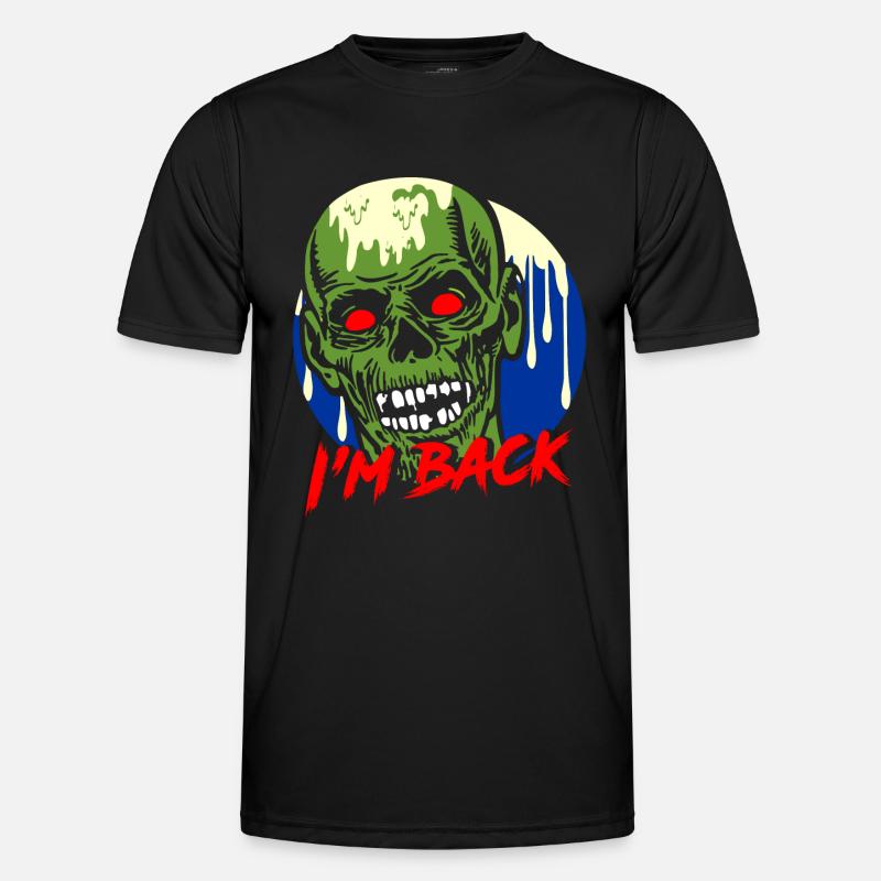 I'm Back! - Männer Funktions-T-Shirt - Schwarz