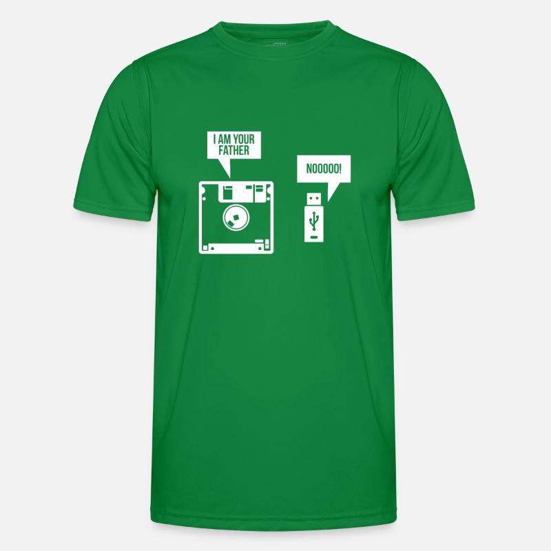 USB-Diskette Ich bin dein Vater Computer Nerd Männer Funktions-T-Shirt