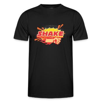 Shake And Bake - Männer Funktions-T-Shirt - Schwarz - Vorne - AI Model Male 178 dark (178cm)