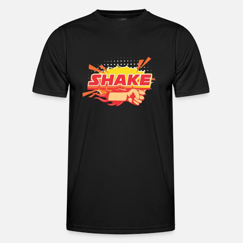 Shake And Bake - Männer Funktions-T-Shirt - Schwarz