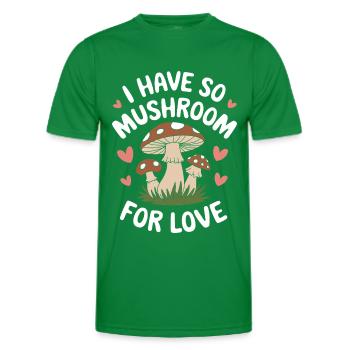 Pilz Pilze Funghi Champignon - Männer Funktions-T-Shirt - Kelly Green - Vorne - AI Model Male 178 dark (178cm)