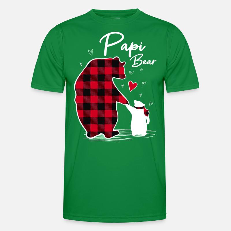 Papi Bear Männer Funktions-T-Shirt