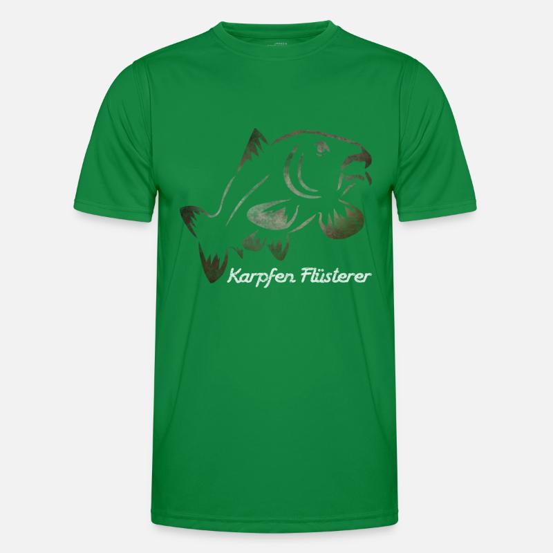 Karpfen Flüsterer Männer Funktions-T-Shirt