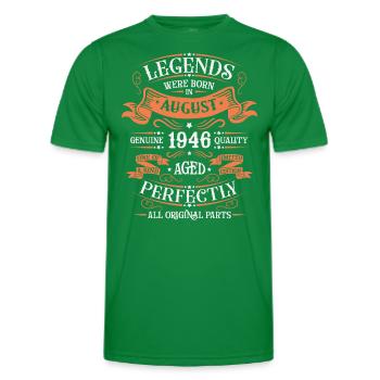 AOÛT 1946 - T-shirt sport Homme - vert - Devant - AI Model Male 178 dark (178cm)