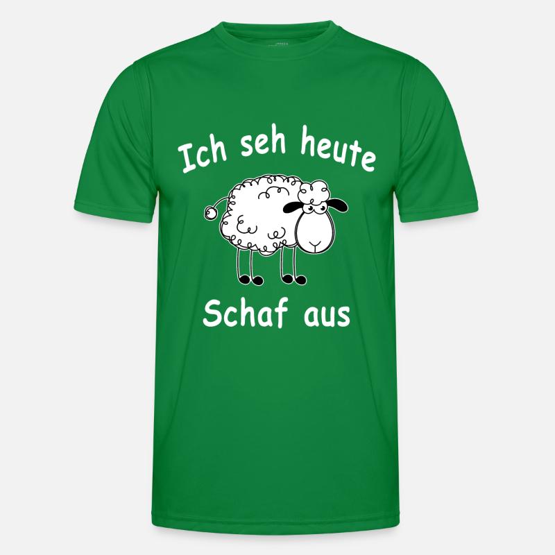 Schaf Schafe Landwirt Schäfer Unschaf Geschenkidee Männer Funktions-T-Shirt