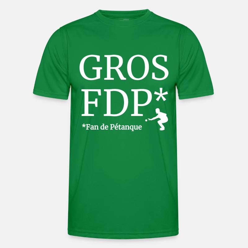 Humor boccia Männer Funktions-T-Shirt