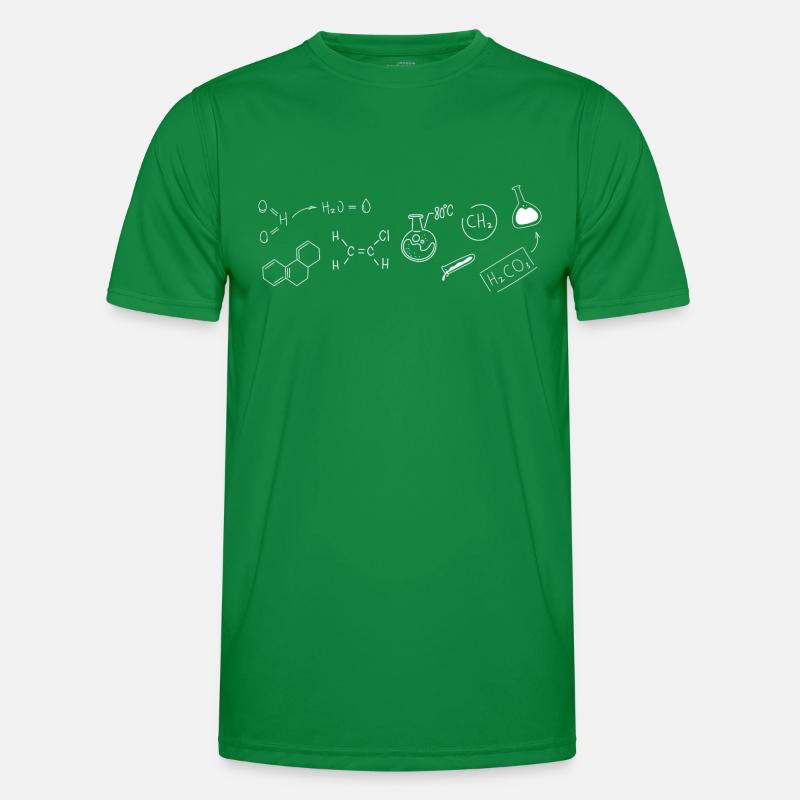 Chemie Strukturformel Männer Funktions-T-Shirt