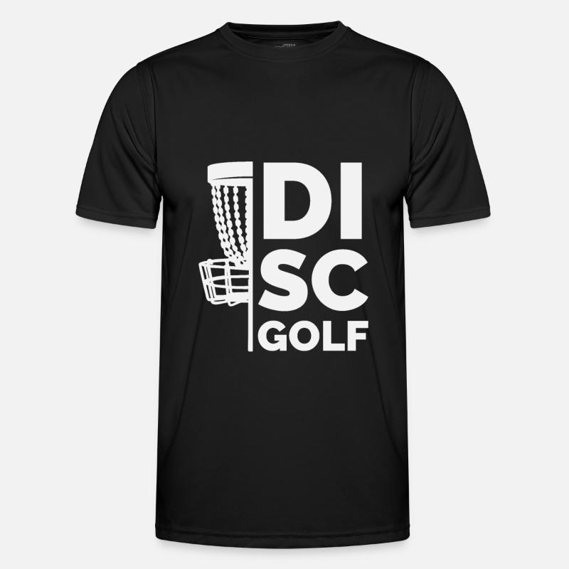Discgolf Champion, Disc Golf Design - Männer Funktions-T-Shirt - Schwarz