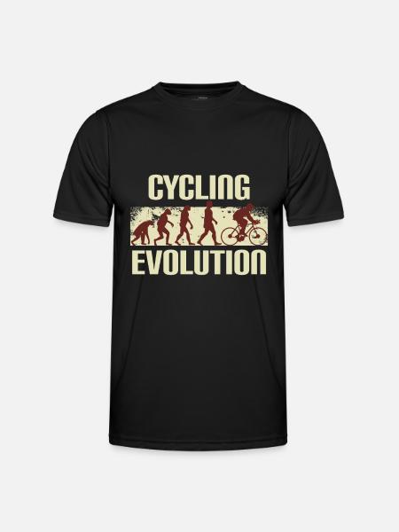 Cyclist Evolution, Cyclists - Men's Functional T-Shirt - black