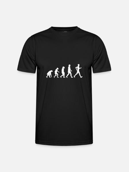 Marche, marche évolution - T-shirt sport Homme - noir