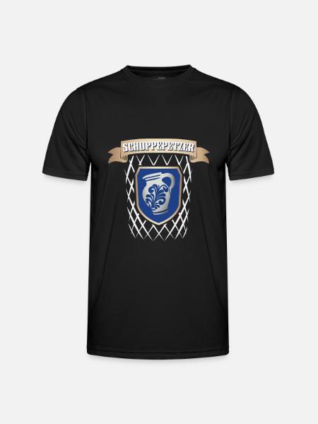 Hessischer Äppler, Apfelwein - Männer Funktions-T-Shirt - Schwarz