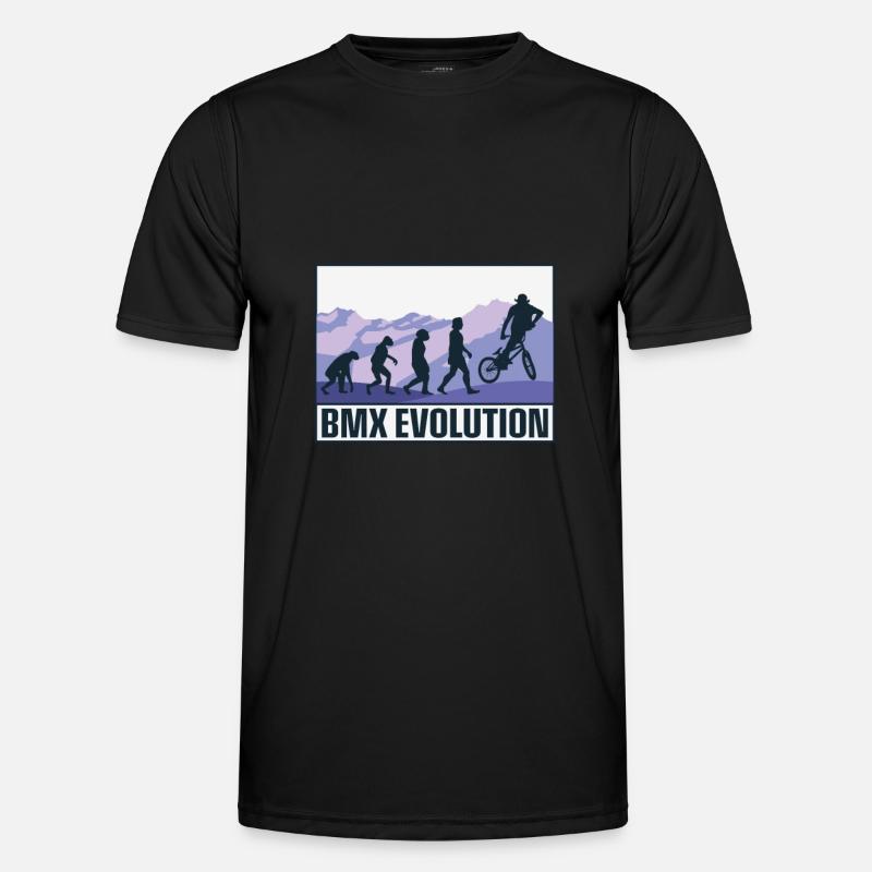 BMX Evolution - Men's Functional T-Shirt - black