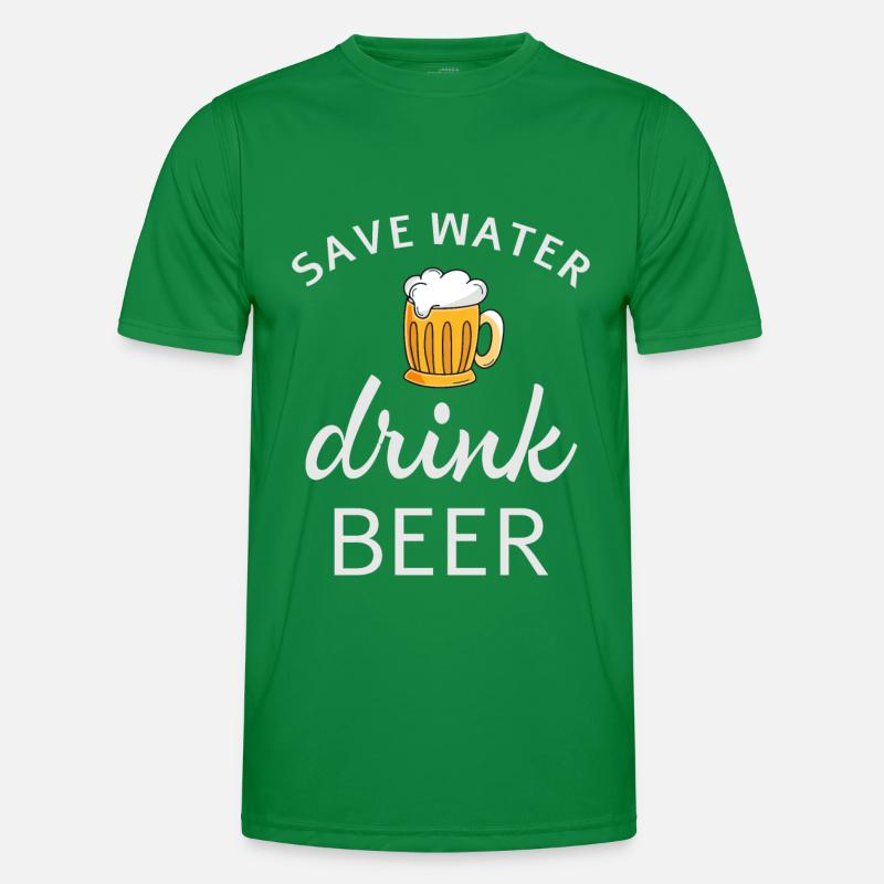 Save water drink beer Men's Functional T-Shirt