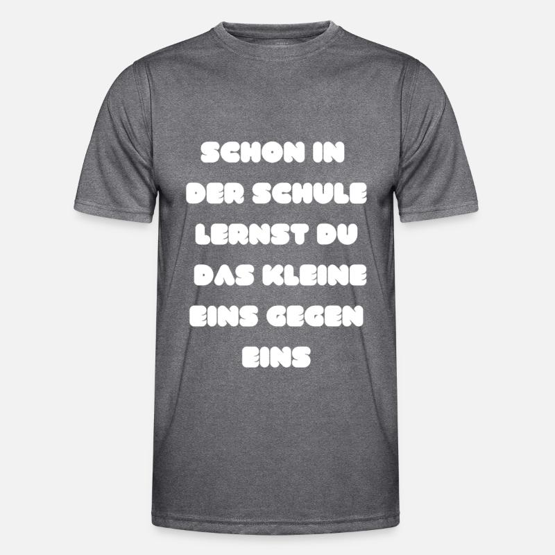 Das kleine Eins gegen Eins Männer Funktions-T-Shirt