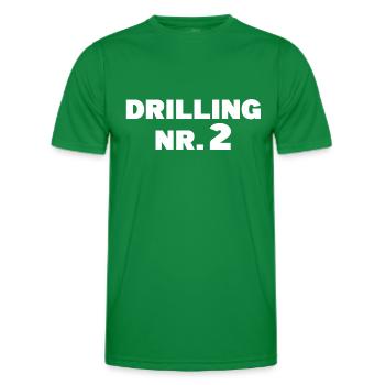 Drilling Nummer 2 Partnerlook Geschenk - Männer Funktions-T-Shirt - Kelly Green - Vorne - AI Model Male 178 dark (178cm)